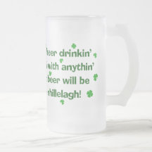 St. Patrick's Day Beer Drinking Mug