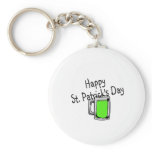 St Patricks Day Beer keychains