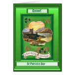 St Patrick's day, Blarney castle Greeting Card