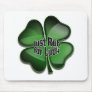 St. Patrick's Day Bling, rub for luck Mouse Mats