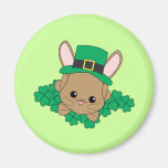 St.Patrick's Day Bunny Magnet