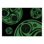 St. Patrick's Day Card- Irish Triskel Spirals