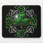 St. Patrick's Day Celtic knot design mousepads