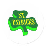 St Patricks Day (Clover) stickers