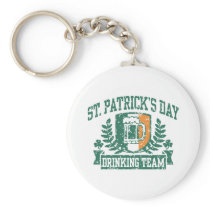 St. Patrick's Day Drinking Team Keychain