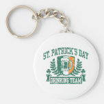 St. Patrick's Day Drinking Team Keychain
