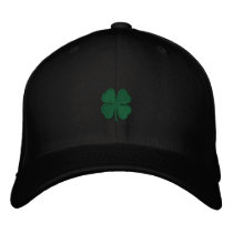 St. Patrick's Day Embroidered Clover Men's Cap Baseball Cap