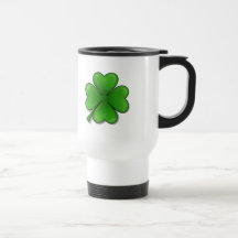 St. Patrick's Day, Four Leaf Clover Coffee Mugs