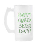 St. Patrick's Day Funny Irish Frosted Beer Mug