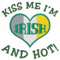 St. Patrick's Day Green Hot Irish Hoodie embroidered shirts