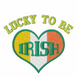 St. Patrick's Day Green Hot Irish T-Shirt embroidered shirts