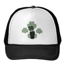 "St Patrick's Day Irish Beer Celebration products" Mesh Hats