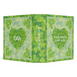 St. Patrick's Day Irish clover wedding binder