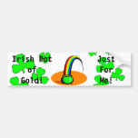 St. Patrick's Day Irish Pot of Gold  Bumper Sticke Bumper Sticker
