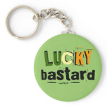 St. Patrick's Day Lucky Bastard KeyChain