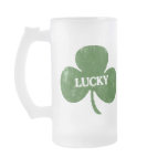 St. Patrick's Day Lucky Beer Mug