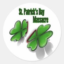 St. Patrick's Day massacre Sticker