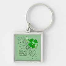 St. Patrick's Day Mumble Keychain