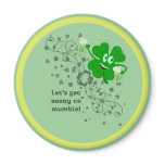 St. Patrick's Day Mumble Magnet