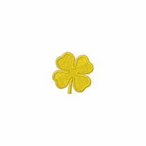 St. Patricks Day Parade Gold Clover long Sleeve