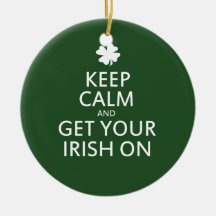 St Patricks day Parody Christmas Ornaments