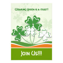 St. Patrick's Day Party Invitations