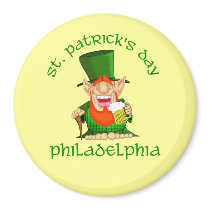 St Patricks Day ~ Philadelphia Magnet