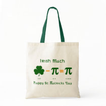 St Patricks Day & Pi Day Combination Tote Bag