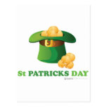 St Patrick's Day Pot Of Gold Hat - Ireland Irish Post Card