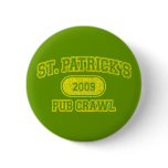 St Patricks Day Pub Crawl buttons