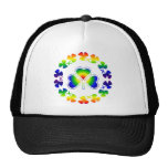 St. Patrick's Day Rainbow Irish Lucky Shamrocks Trucker Hats