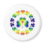 St. Patrick's Day Rainbow Irish Lucky Shamrocks magnets