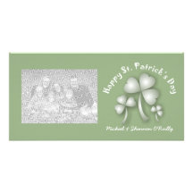 St Patrick's Day Shamrocks Photo Cards