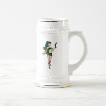 St. Patrick's Day Sprite 3 - Green Fairy Coffee Mugs