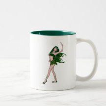 St. Patrick's Day Sprite 4 - Green Fairy Coffee Mug