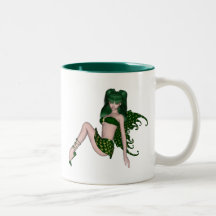 St. Patrick's Day Sprite 6 - Green Fairy Coffee Mugs