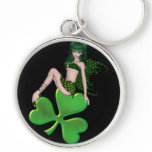 St. Patrick's Day Sprite 7 - Green Fairy keychains