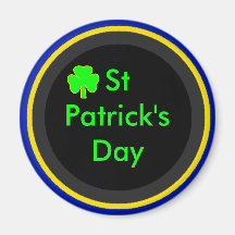 St Patrick's Day UCreate 4 Magnets