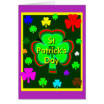 St Patrick's Day UCreate Template Purple The MUSEU Cards