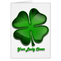 St. Patrick's Day Zing, lucky Card