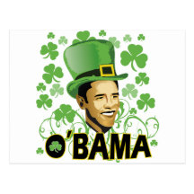 St Patrick's Irish O'Bama 2009 Post Cards