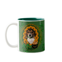 St Patricks - Pot of Gold - Beagle - Puppy Mug