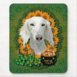 St Patricks - Pot of Gold - Saluki Mousepad
