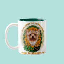 St Patricks - Pot of Gold - Yorkshire Terrier mugs