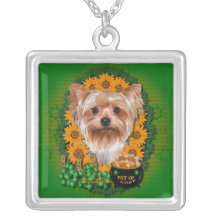 St Patricks - Pot of Gold - Yorkshire Terrier Jewelry