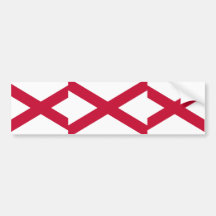 St Patrick'S Saltire, Ireland flag Bumper Sticker