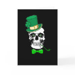 St. Patrick's Skull Card