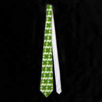 St. Patricks Tie Shamrock four leaf clover ties