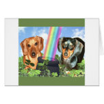 St Patricts Day Doxies Card