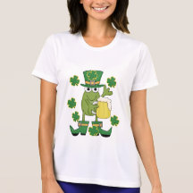 St. Pats Frog with Beer T-shirts and Gifts
